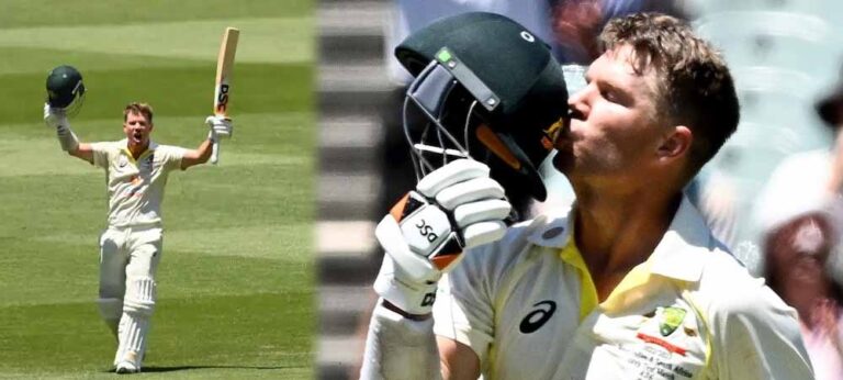 100 වැනි ටෙස්ට් තරගයේදී ශතකයක් රැස් කළ 10 දෙනා අතරට ඩේවිඩ් වෝනර්