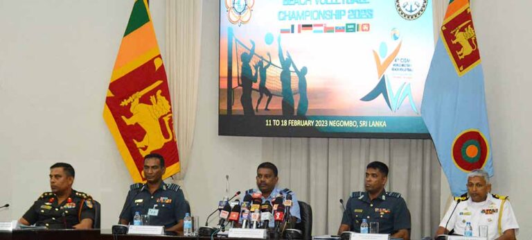 සිව්වැනි CISM වෙරළ වොලිබෝල් තරගාවලිය මීගමු වෙරළ තීරයේදී 13 දා ඇරඹේ