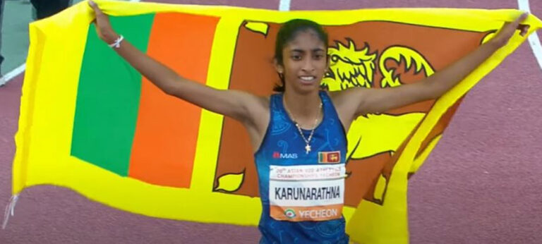 ශ්‍රී ලංකාවේ පදක්කම් බලාපොරොත්තුව තරුෂි මීටර් 800 අවසන් තරගයට