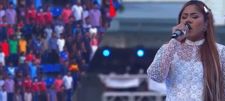 උමාරා ජාතික ගීය විකෘති කළාද?