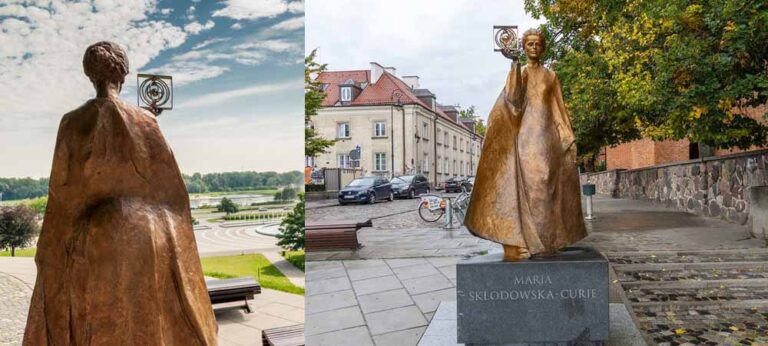 මාරියා ස්ක්ලොඩොව්ස්කා කියුරී, ප්‍රංශ මිනිස්සු හදල දීපු මේ පිලිරුව හැබෑම ලස්සනයි