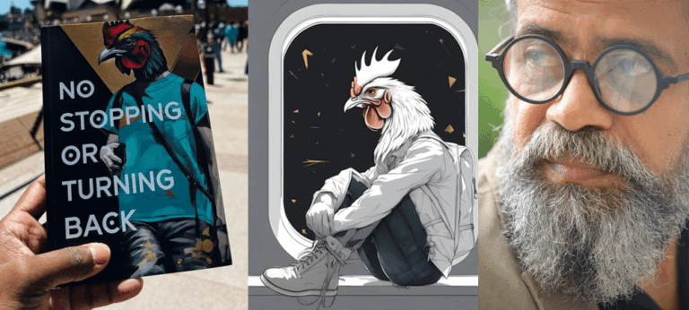 මම ලියන්නට කැමති, එහෙත් කිසි දා මට ලියන්නට නොහැකි, නව කතාව No stopping or Turning Back