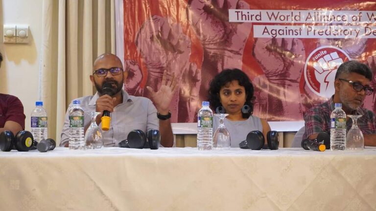 කොල්ලකාරී ණයට එරෙහිව වැඩකරන ජනතාවගේ ජාත්‍යන්තර පෙළගැස්මක් !