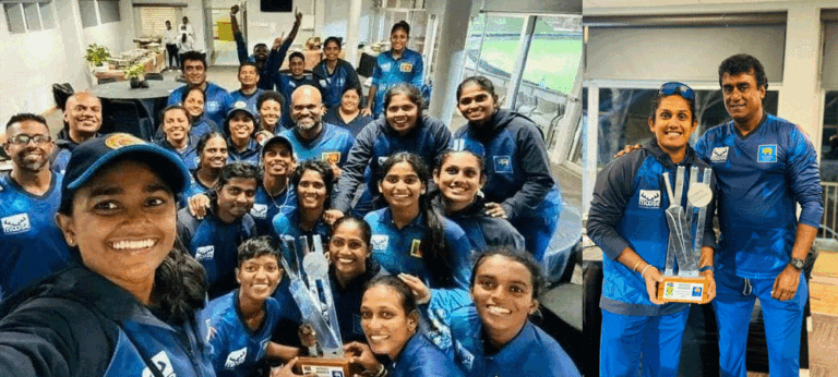 ඉතිහාසයේ පළමු වරට දකුණු අප්‍රිකා කාන්තා කණ්ඩායමට එරෙහිව තරගාවලි ජයක්