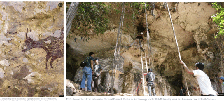 ලෝකය මානව ශිෂ්ඨාචාරයේ පැරණිම චිත්‍රය සොයා ගන්නා අතර ලංකාව කලාව පාසලෙන් ඉවත් කරයිද….