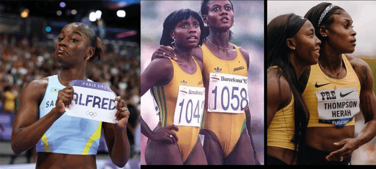 ජැමෙයිකානු කාන්තා බලකොටුව බිඳ වැටෙන ලකුණු ?