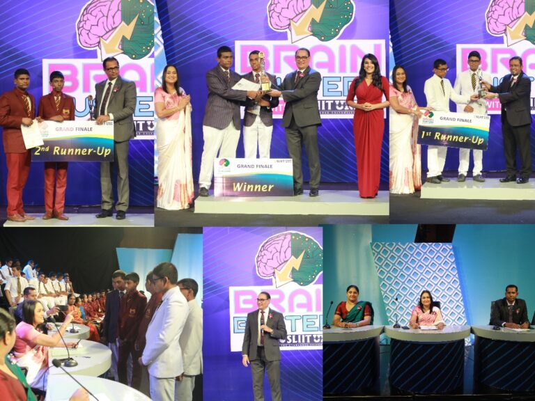 SLIIT විසින් පවත්වනු ලබන ‘Brain Busters with SLIIT – Season 4’ රූපවාහිනී දැනුම මිනුම වැඩසටහන, සිසුන්ගේ සුවිශේෂී දක්ෂතා එළිදක්වමින් සාර්ථකව නිමා වේ !
