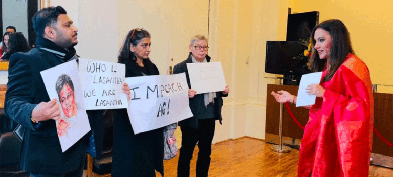 නීතිපතිට විරෝධය පළකරන තරුණ ජනමාධ්‍යවේදීන්ගේ ලිපිය ලන්ඩන් මහ කොමසාරිස් බාරගනී : පොරොන්දුවකුත් දෙයි !