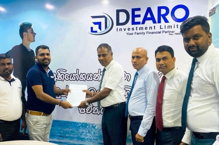 පාරිභෝගිකයන්ට රක්ෂණාවරණ පිරිනැමීමට Ceylinco General Insurance සමඟ Dearo Investment එක්වෙයි !