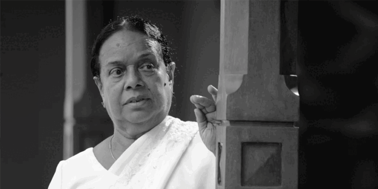 හඬ නිහඬ වූ පසු ඉතිරි වූ බැල්ම, සරත් පෙරේරාගේ කැමරාව තුළ නන්දා මාලිනී